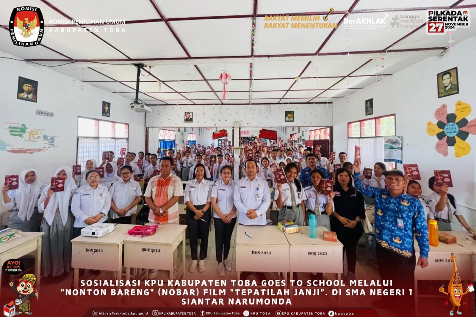 KPU Toba Goes To School